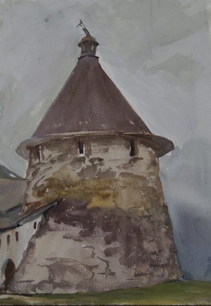 StoreGal/store/Watercolor/Tower Solovki.JPG